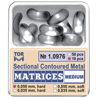 Matricos sekcijinės vidutinės 1.0976.50mm (50vnt)